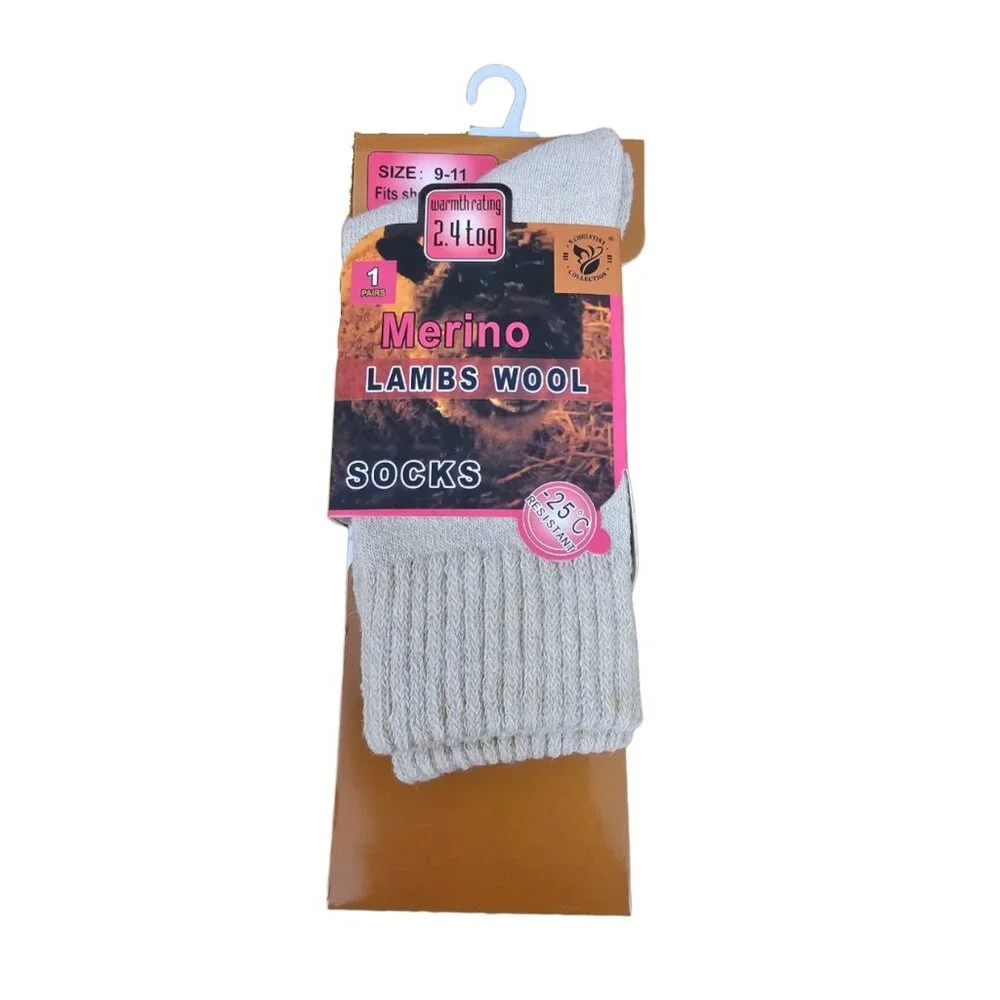 Women's Merino Lambs Wool Socks, Bundle of 3 Pairs